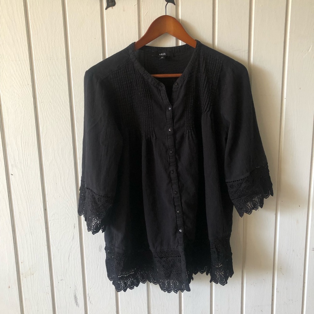 Black Ellos blouse